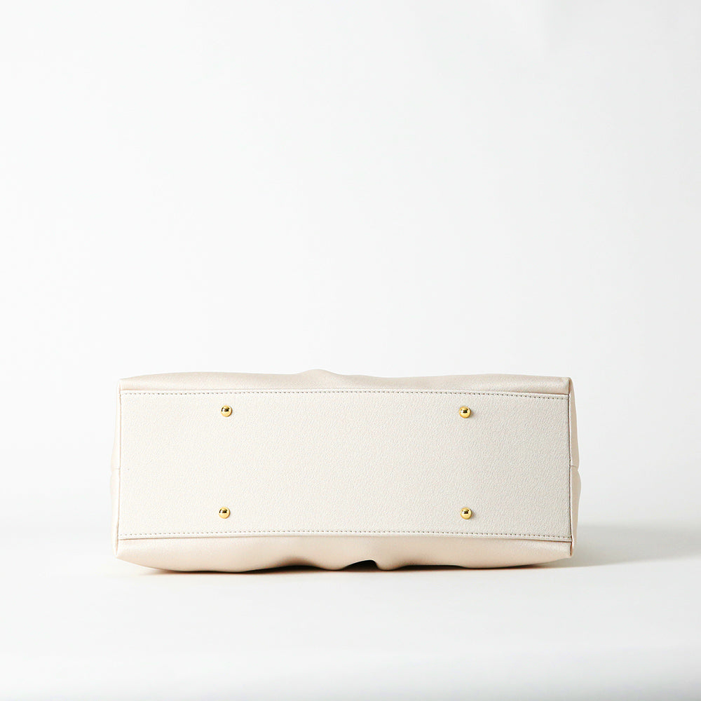 Double-sided ribbon color soft bag