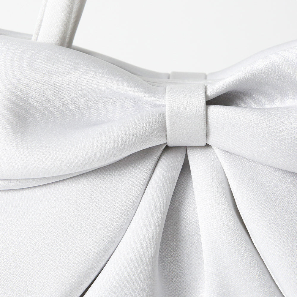 Double-sided ribbon color soft bag