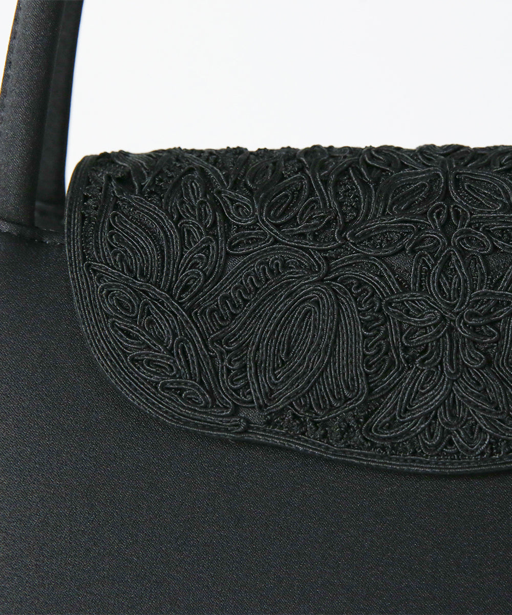 コード刺繍ソフトフォーマルバッグ