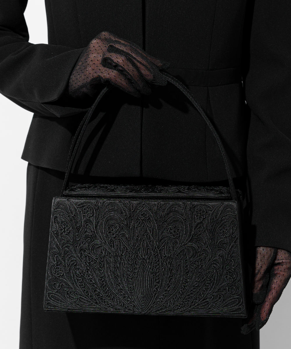 コード刺繍上部開閉フォーマルバッグ 岩佐オフィシャルショップ<フォーマルバッグ・和装バッグ・草履>【公式サイト】