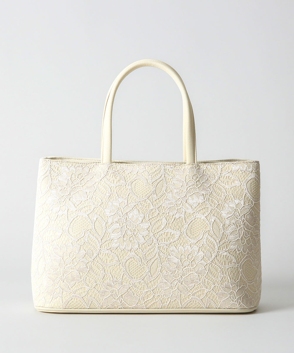 Color code lace double layer bag