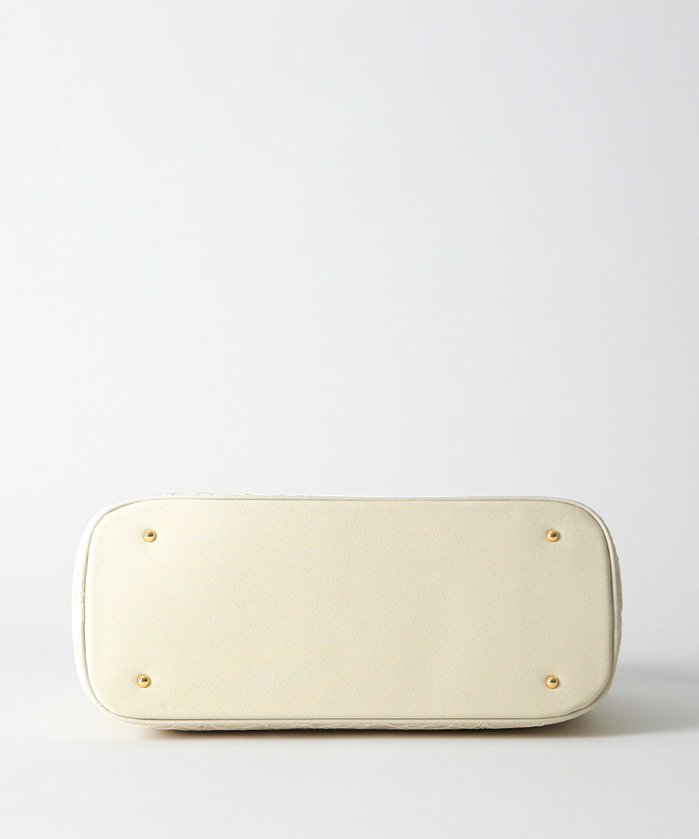 Color code lace double layer bag