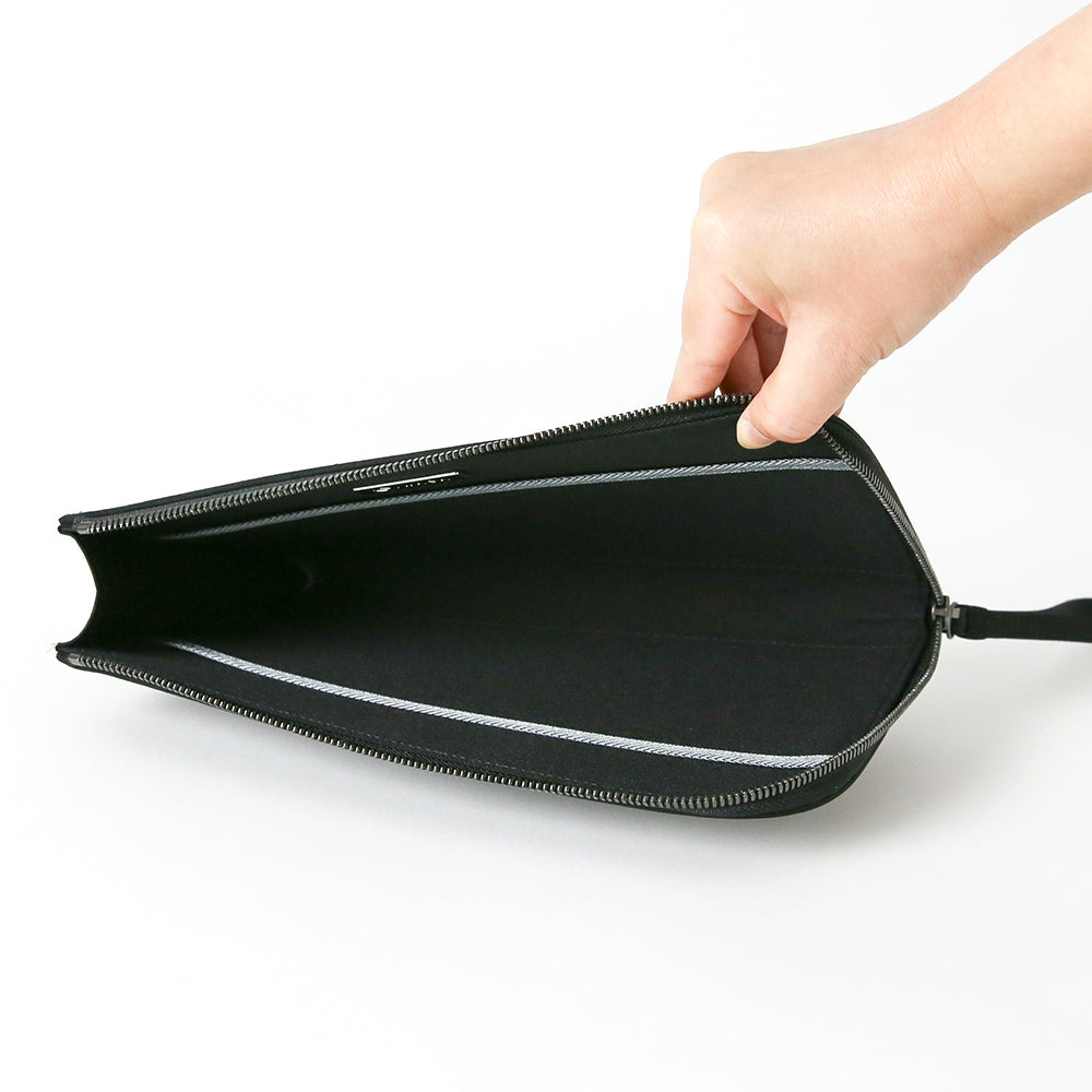 ホースヘアメンズフォーマルクラッチバッグ