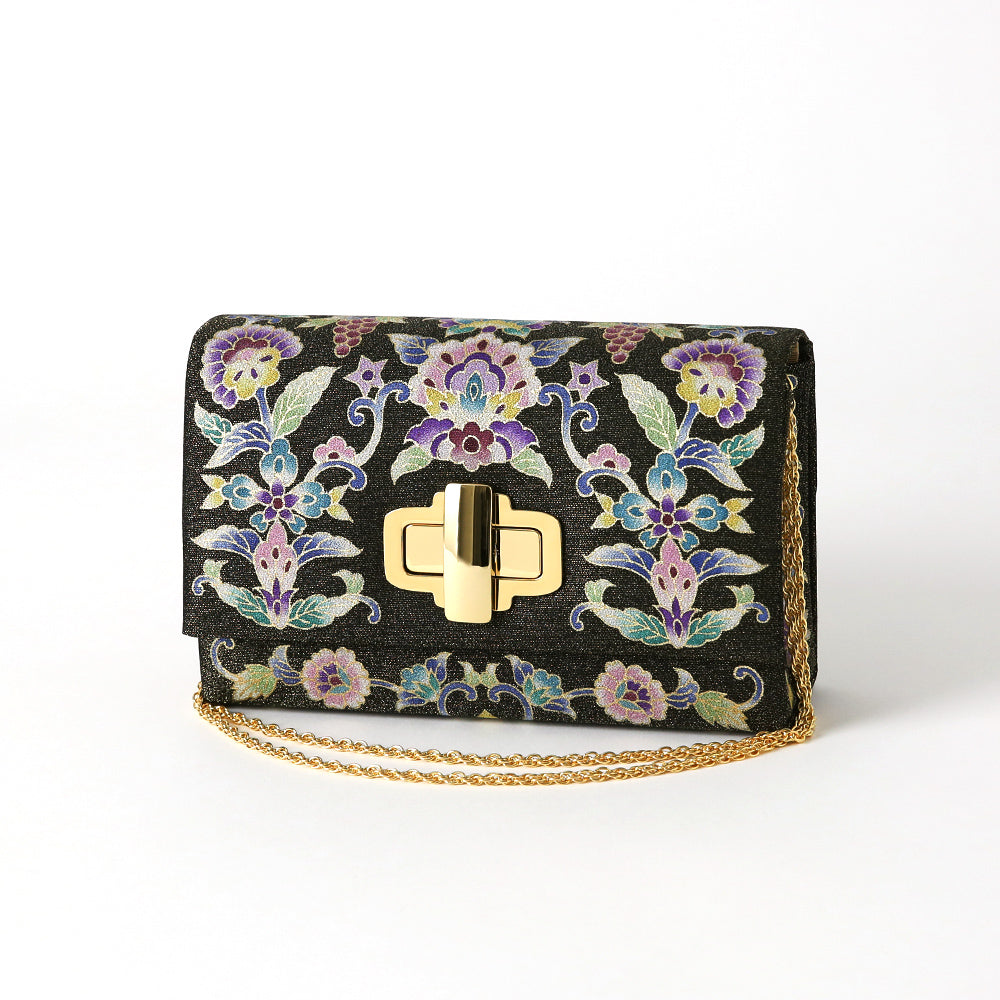 手描き友禅 蓮更紗イブニングバッグ 岩佐オフィシャルショップ<フォーマルバッグ・和装バッグ・草履>【公式サイト】