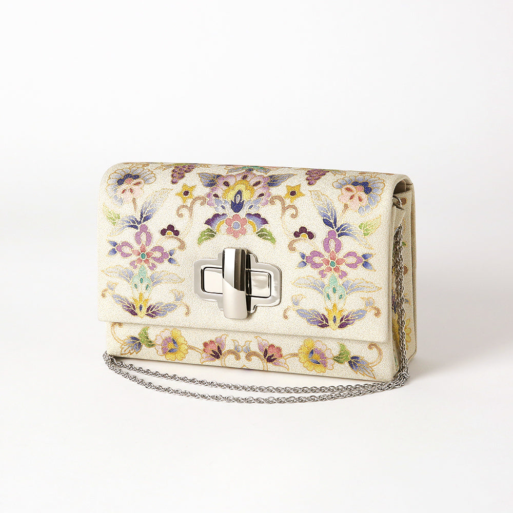 手描き友禅 蓮更紗イブニングバッグ 岩佐オフィシャルショップ<フォーマルバッグ・和装バッグ・草履>【公式サイト】