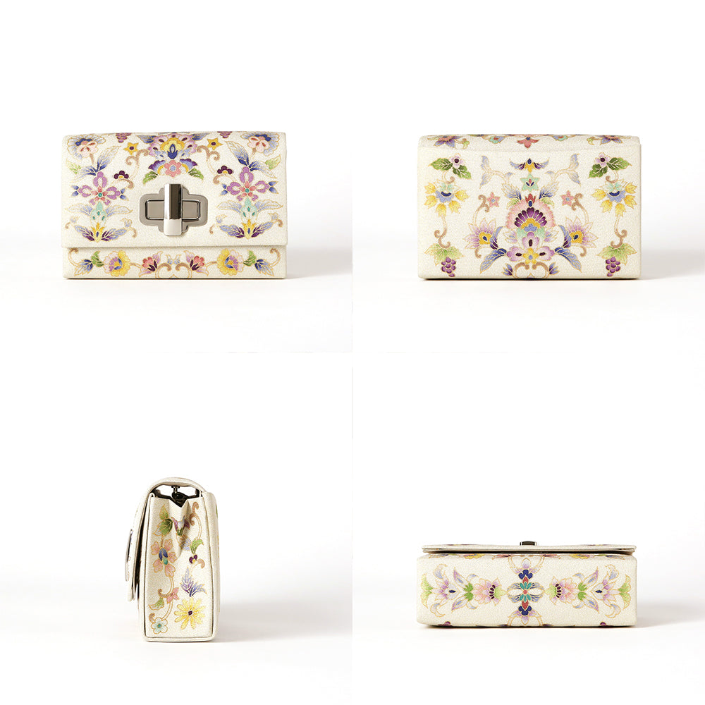 手描き友禅 蓮更紗イブニングバッグ 岩佐オフィシャルショップ<フォーマルバッグ・和装バッグ・草履>【公式サイト】