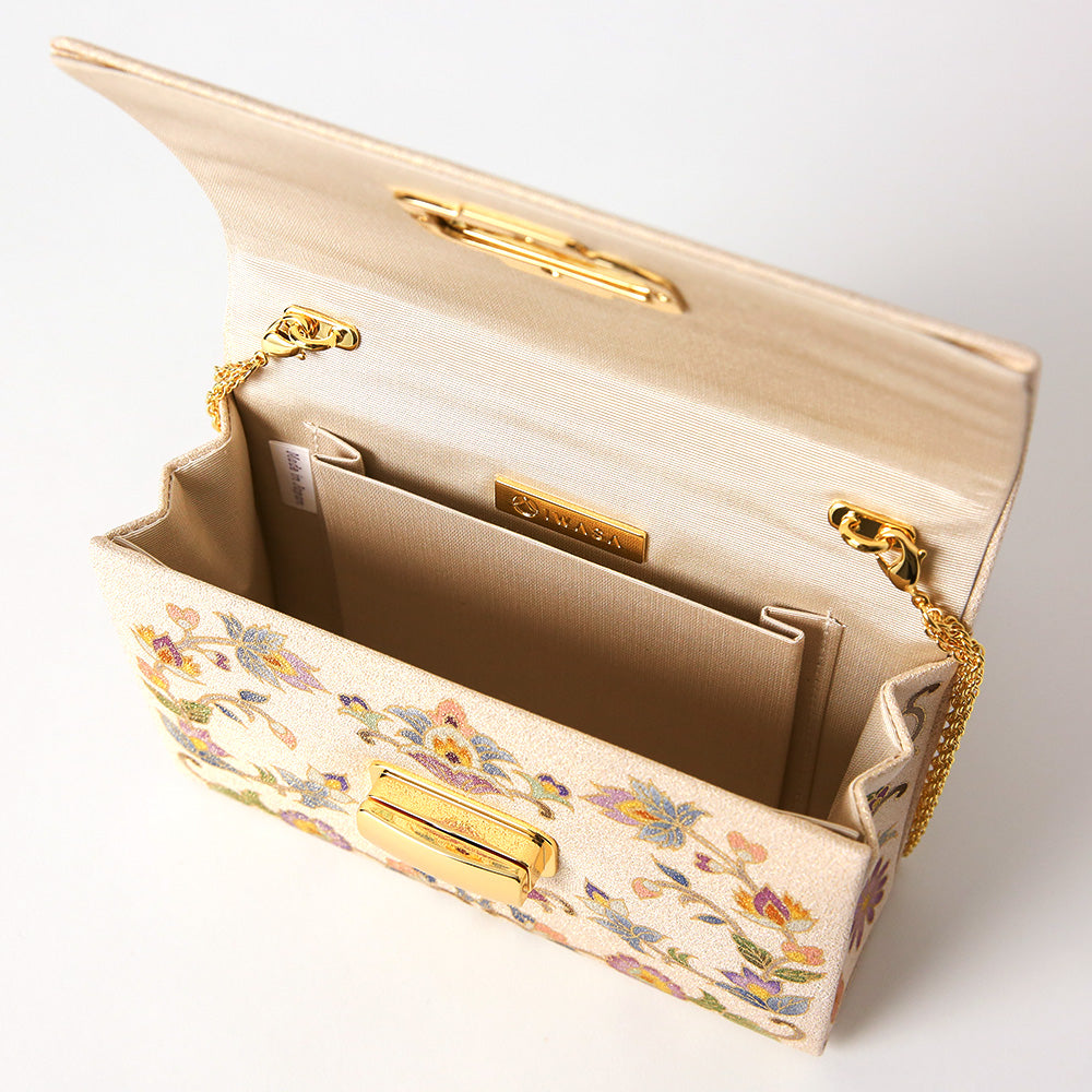 手描き友禅 蓮更紗イブニングバッグ 岩佐オフィシャルショップ<フォーマルバッグ・和装バッグ・草履>【公式サイト】