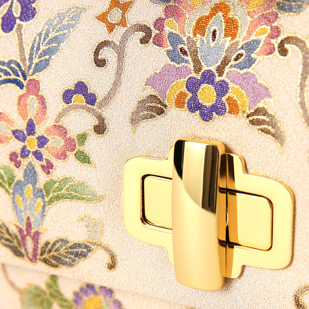 手描き友禅 蓮更紗イブニングバッグ