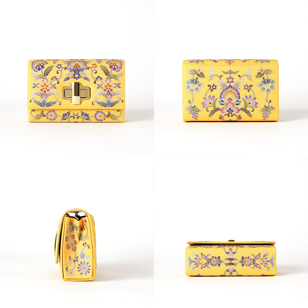 手描き友禅 蓮更紗イブニングバッグ 岩佐オフィシャルショップ<フォーマルバッグ・和装バッグ・草履>【公式サイト】