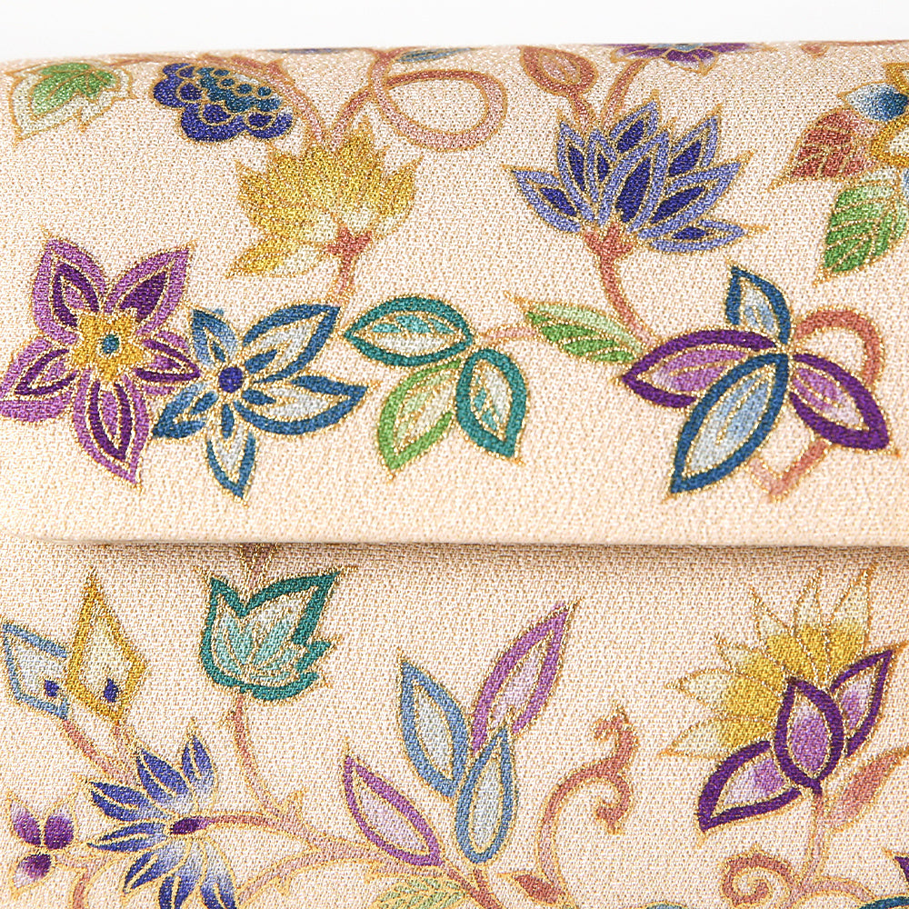 手描き友禅 ボタニカル更紗クラッチバッグ 岩佐オフィシャルショップ<フォーマルバッグ・和装バッグ・草履>【公式サイト】