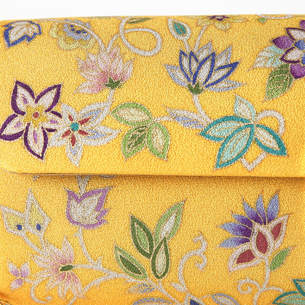 手描き友禅 ボタニカル更紗クラッチバッグ 岩佐オフィシャルショップ<フォーマルバッグ・和装バッグ・草履>【公式サイト】