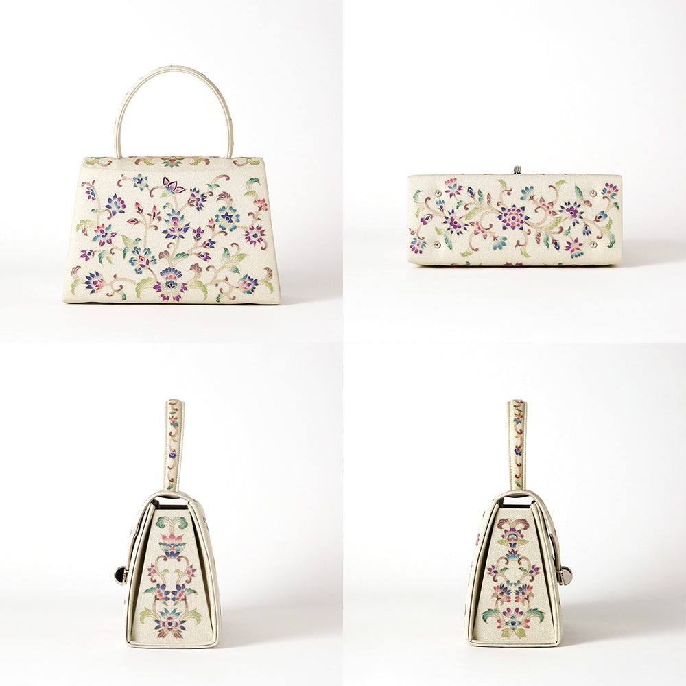 手描き友禅 象更紗トップハンドルバッグ 岩佐オフィシャルショップ<フォーマルバッグ・和装バッグ・草履>【公式サイト】