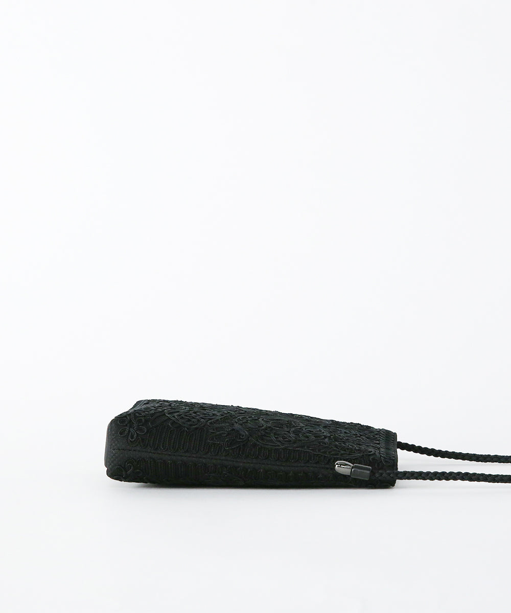 Cord Embroidery Pochette