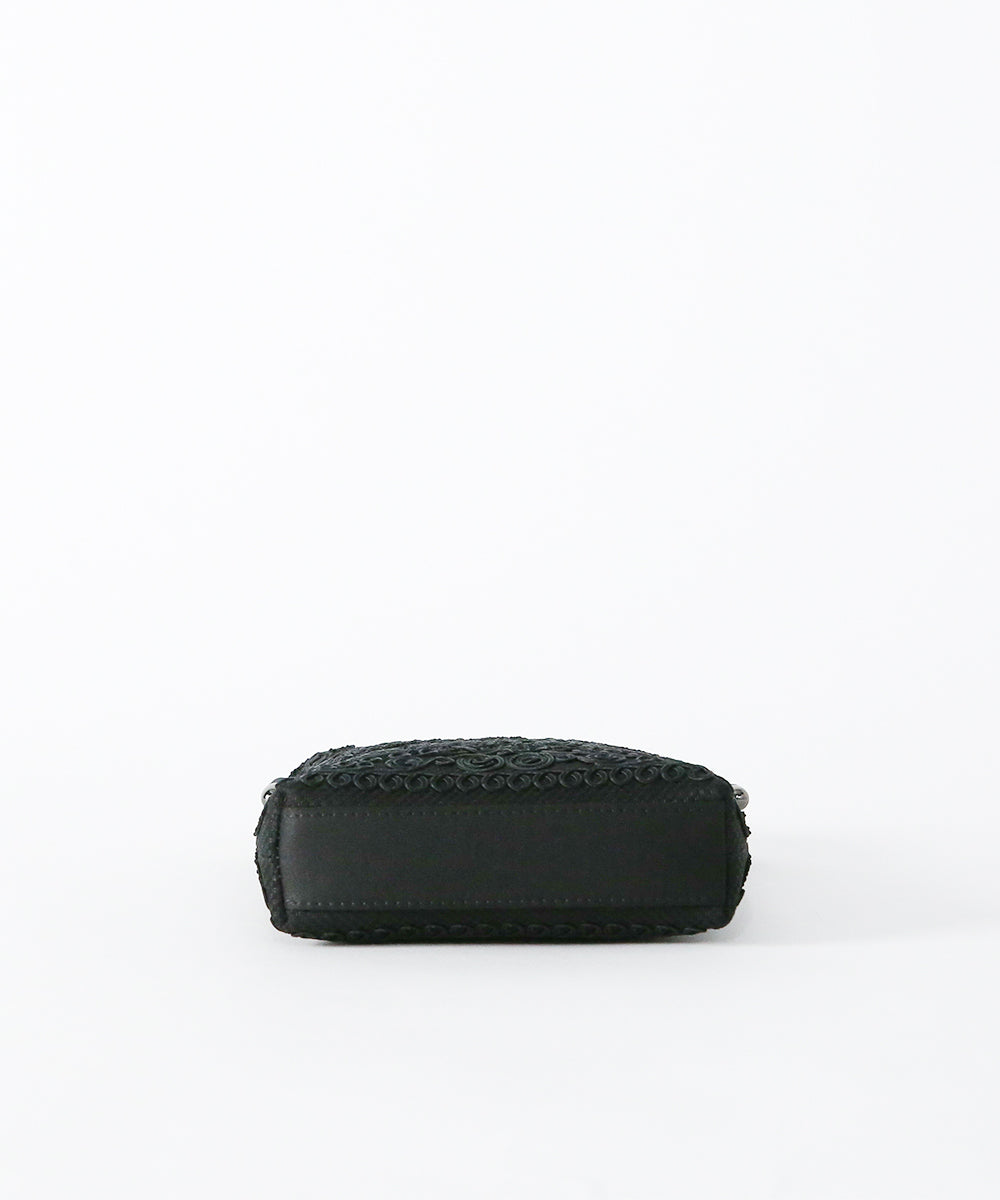 Cord Embroidery Pochette