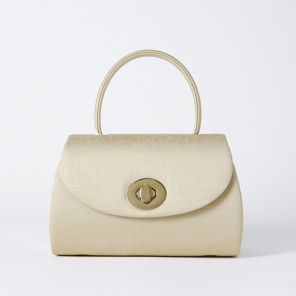 【セット割10%OFF】フォーマルバッグ・草履|シャンパンゴールド|すなおモデル