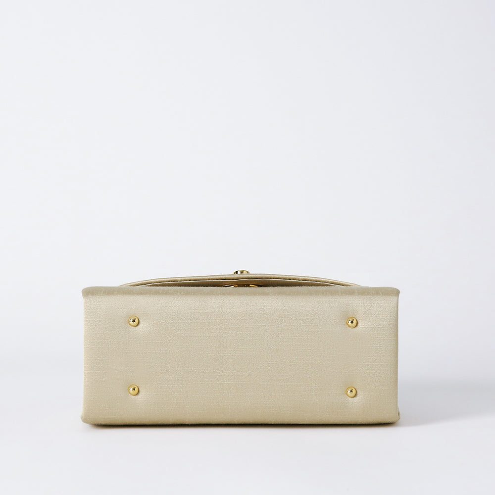 【セット割10%OFF】フォーマルバッグ・草履|シャンパンゴールド|すなおモデル