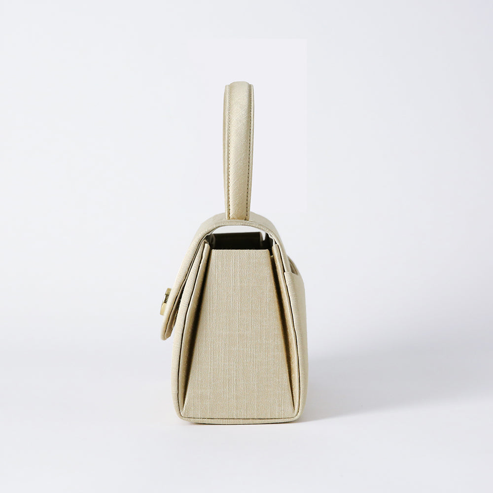 【セット割10%OFF】IWASA×すなお|フォーマルバッグ・草履|シャンパンゴールド