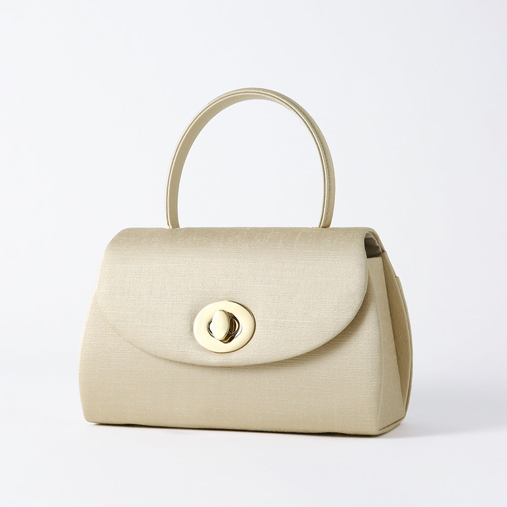【セット割10%OFF】フォーマルバッグ・草履|シャンパンゴールド|すなおモデル