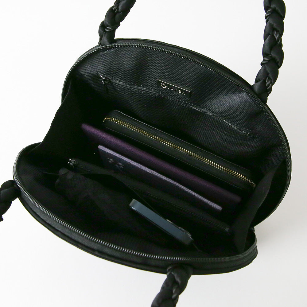 Cord embroidery handbag
