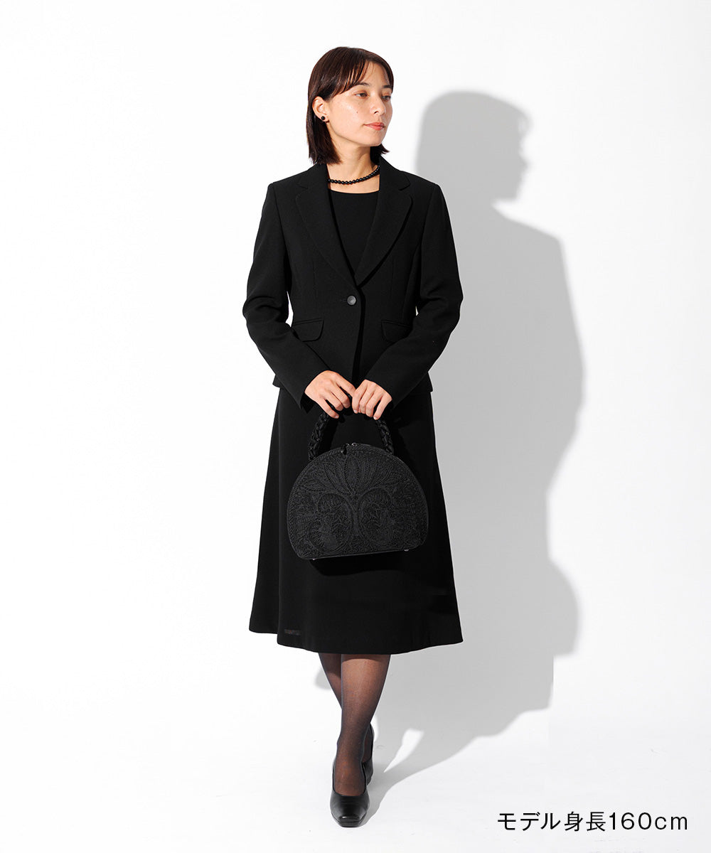 コード刺繍ハンドバッグ