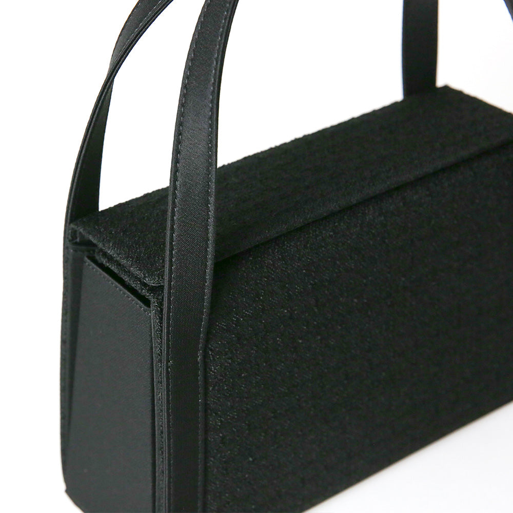 Inner magnet two-handled formal bag