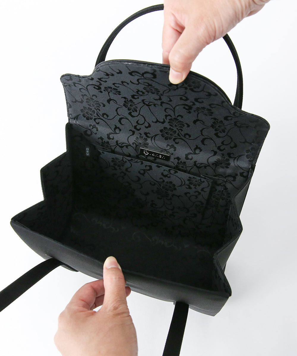 西陣織二本手フォーマルバッグ