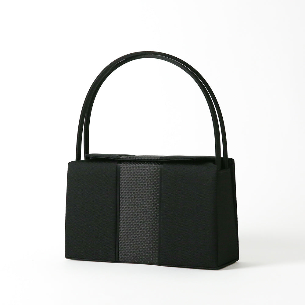 【予約 12月上旬発送】博多織×米沢織上部開閉フォーマルバッグ