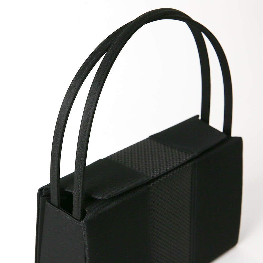 【予約 12月上旬発送】博多織×米沢織上部開閉フォーマルバッグ