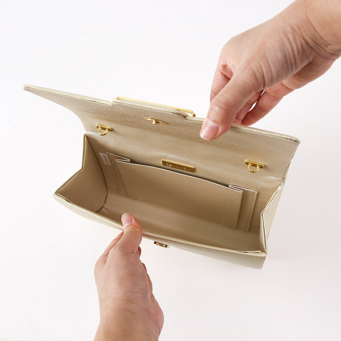 即納品|西陣織クラッチバッグ