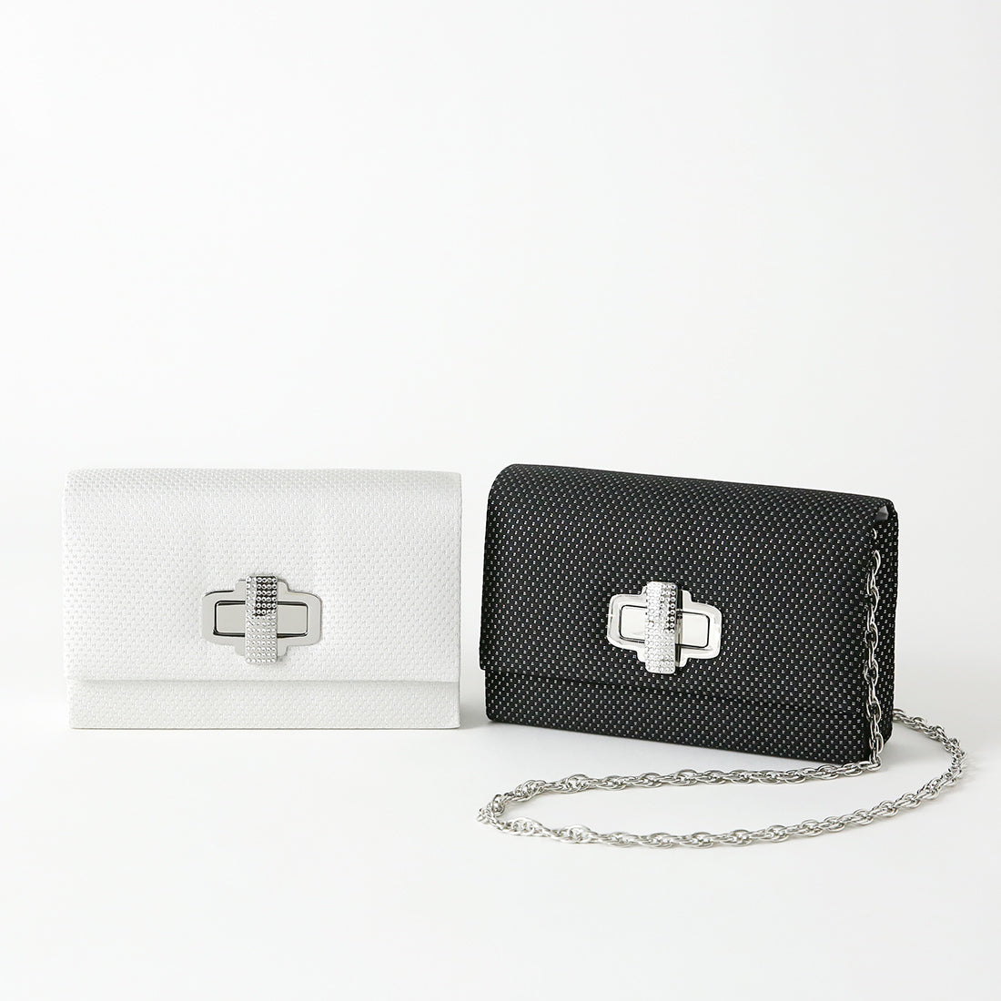 Hakata Textile Clutch Bag