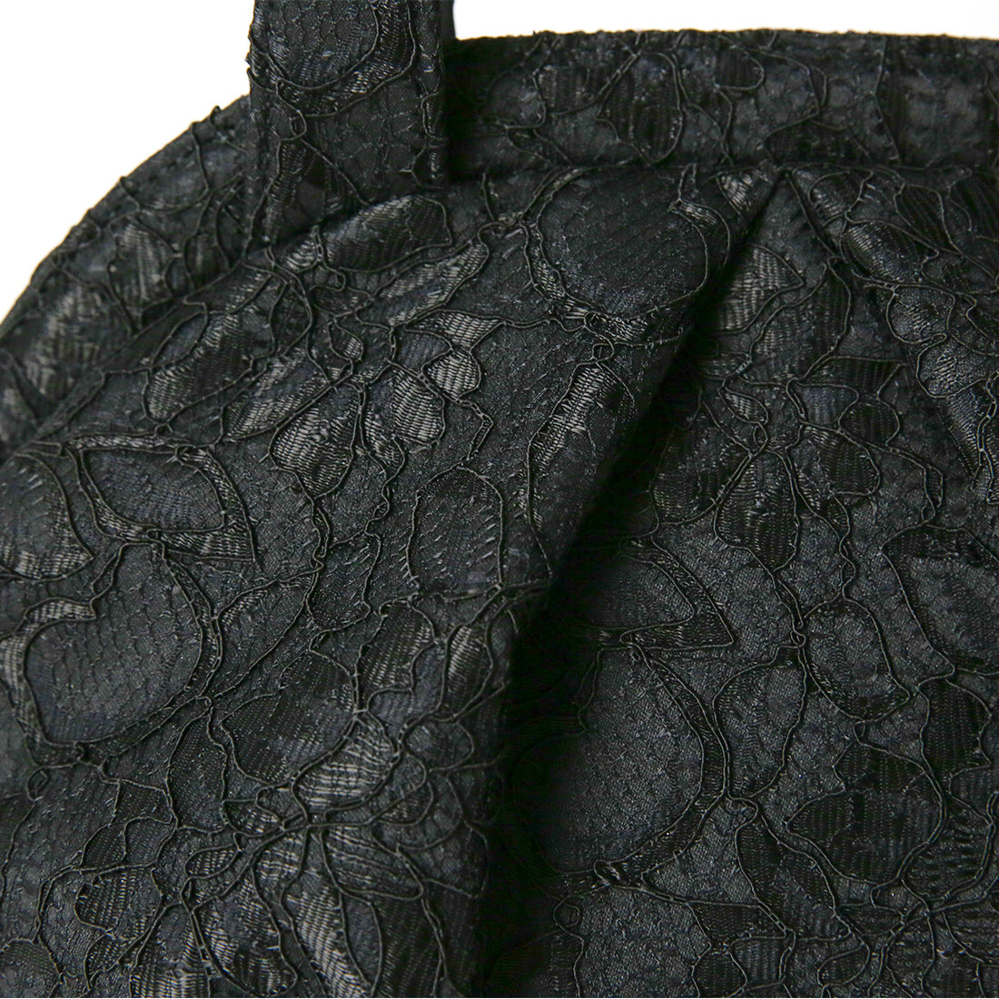 Cord Lace Balloon Bag with Tassel