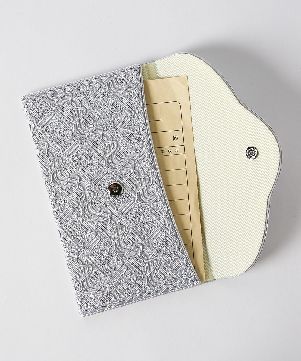 コード刺繍お慶び袱紗/お月謝袋入れ<ハードカバー>