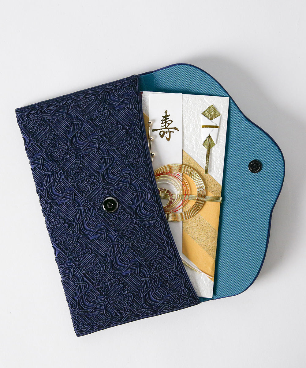 コード刺繍お慶び袱紗/お月謝袋入れ<ハードカバー>