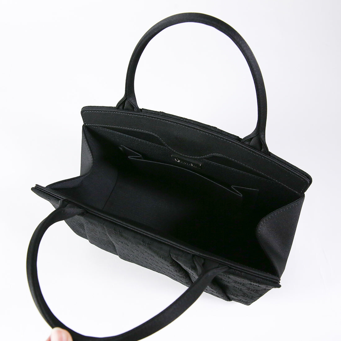 米沢織レース調ジャガードバッグ