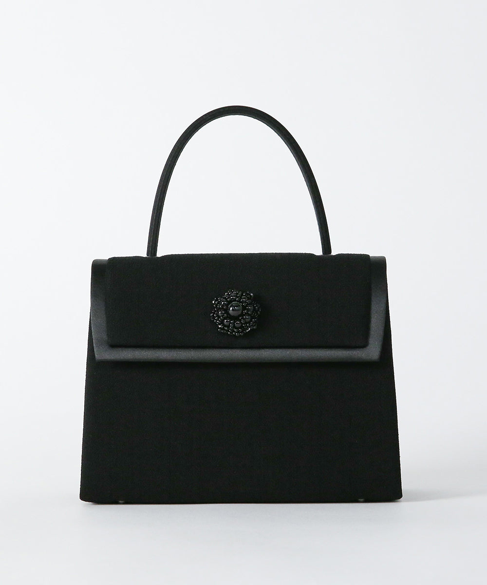 ブローチデザインフォーマルバッグ