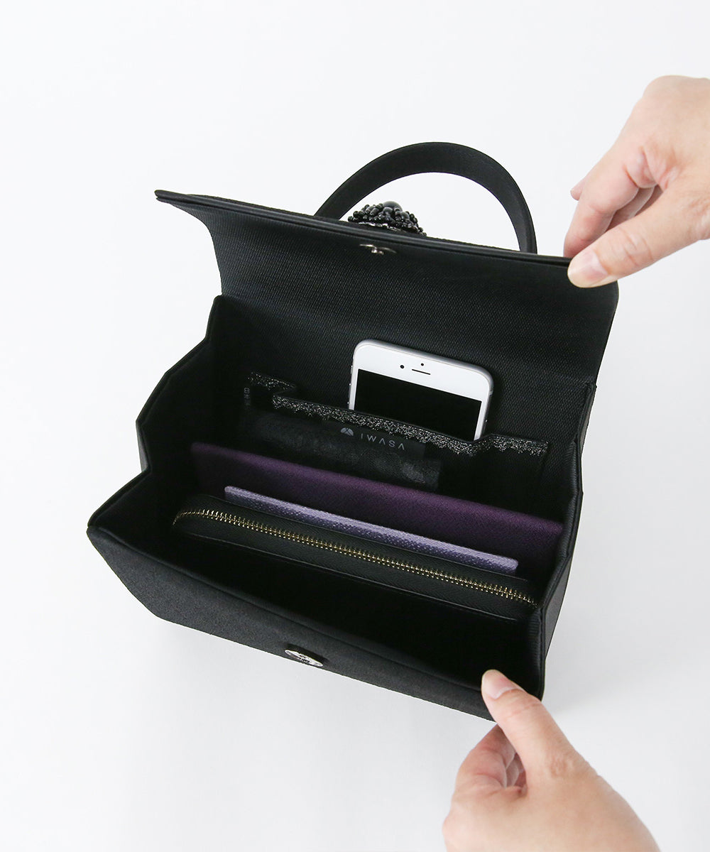 ブローチデザインフォーマルバッグ