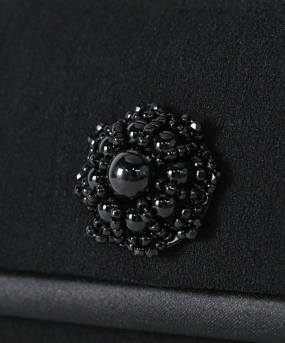 ブローチデザインフォーマルバッグ