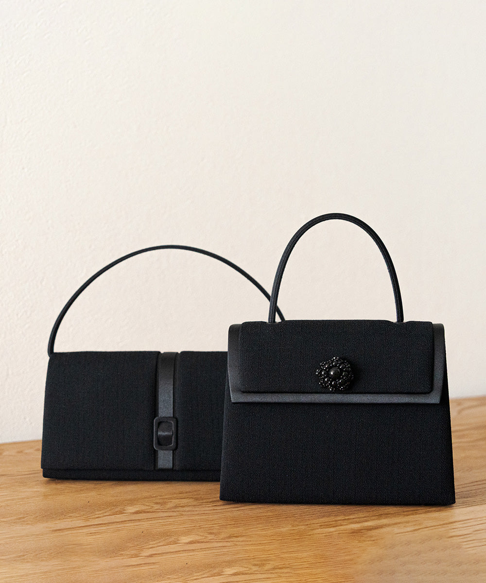 ブローチデザインフォーマルバッグ