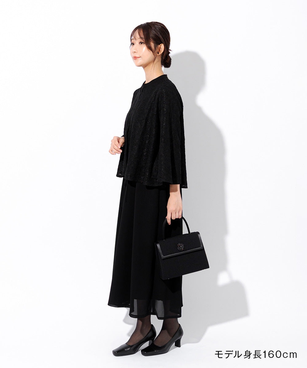 ブローチデザインフォーマルバッグ