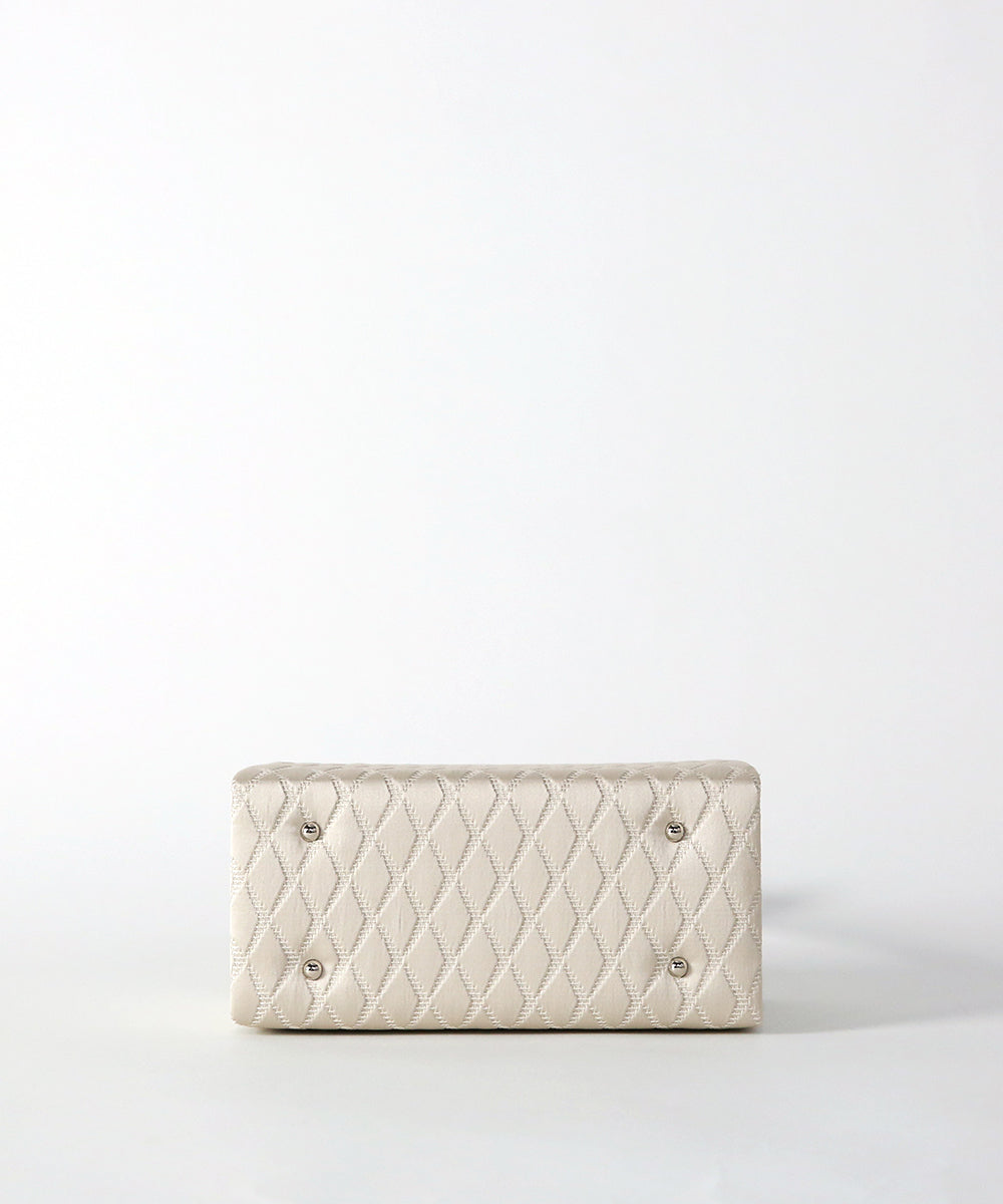 リボンハンドルスクエアバッグ