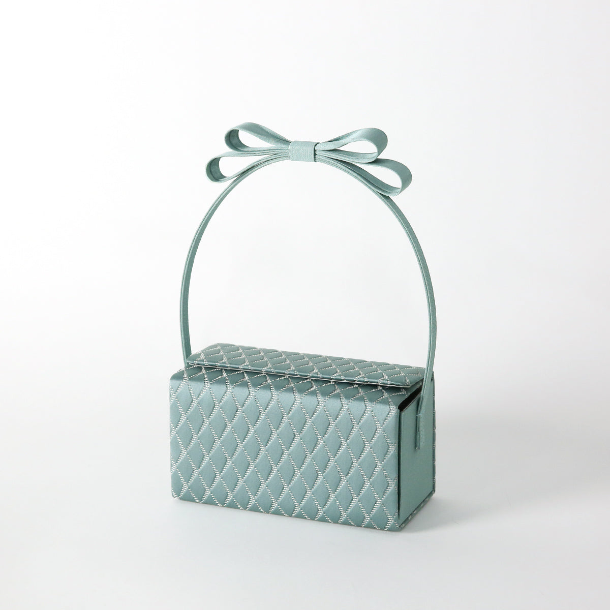 リボンハンドルスクエアバッグ