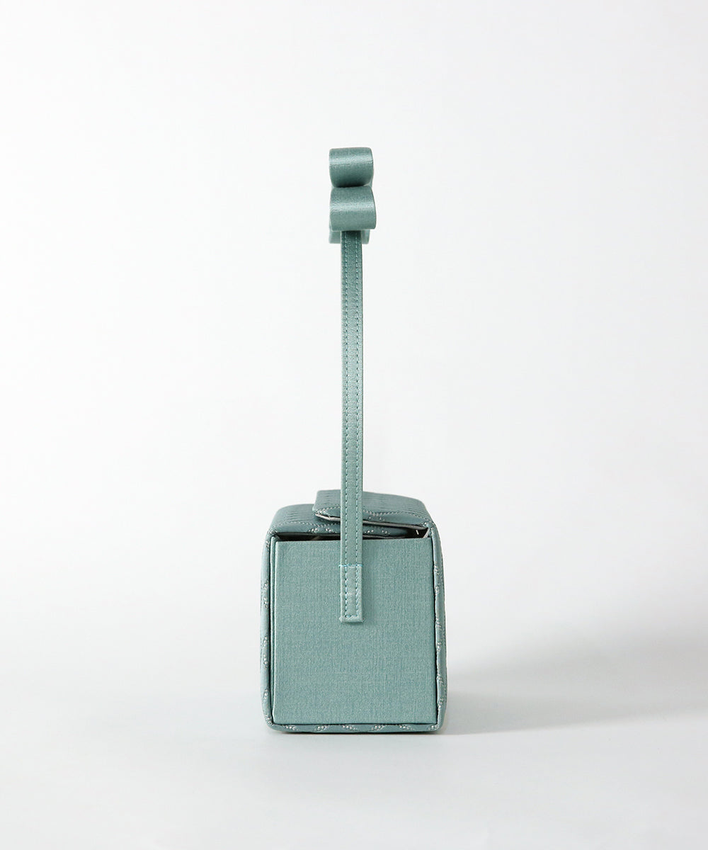 リボンハンドルスクエアバッグ