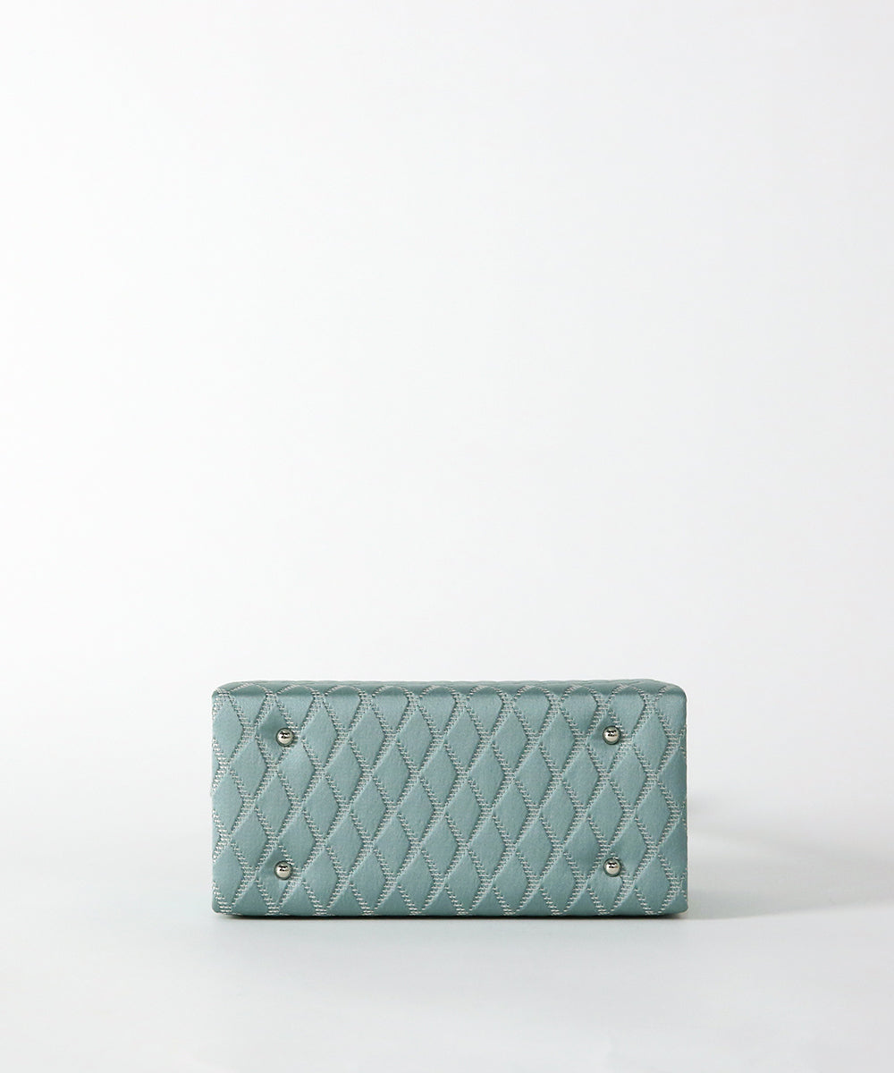 リボンハンドルスクエアバッグ