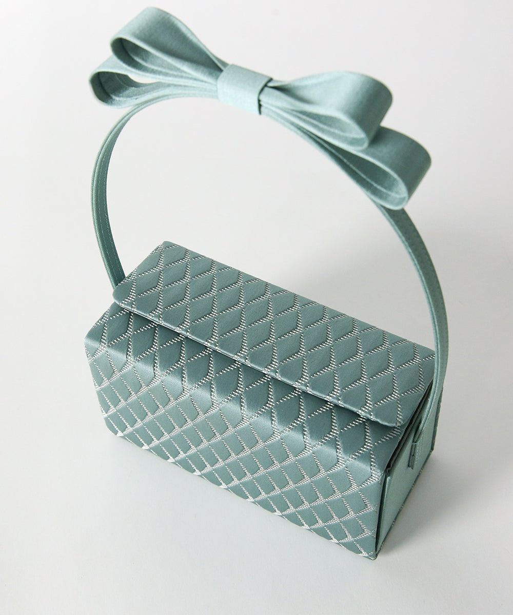 リボンハンドルスクエアバッグ