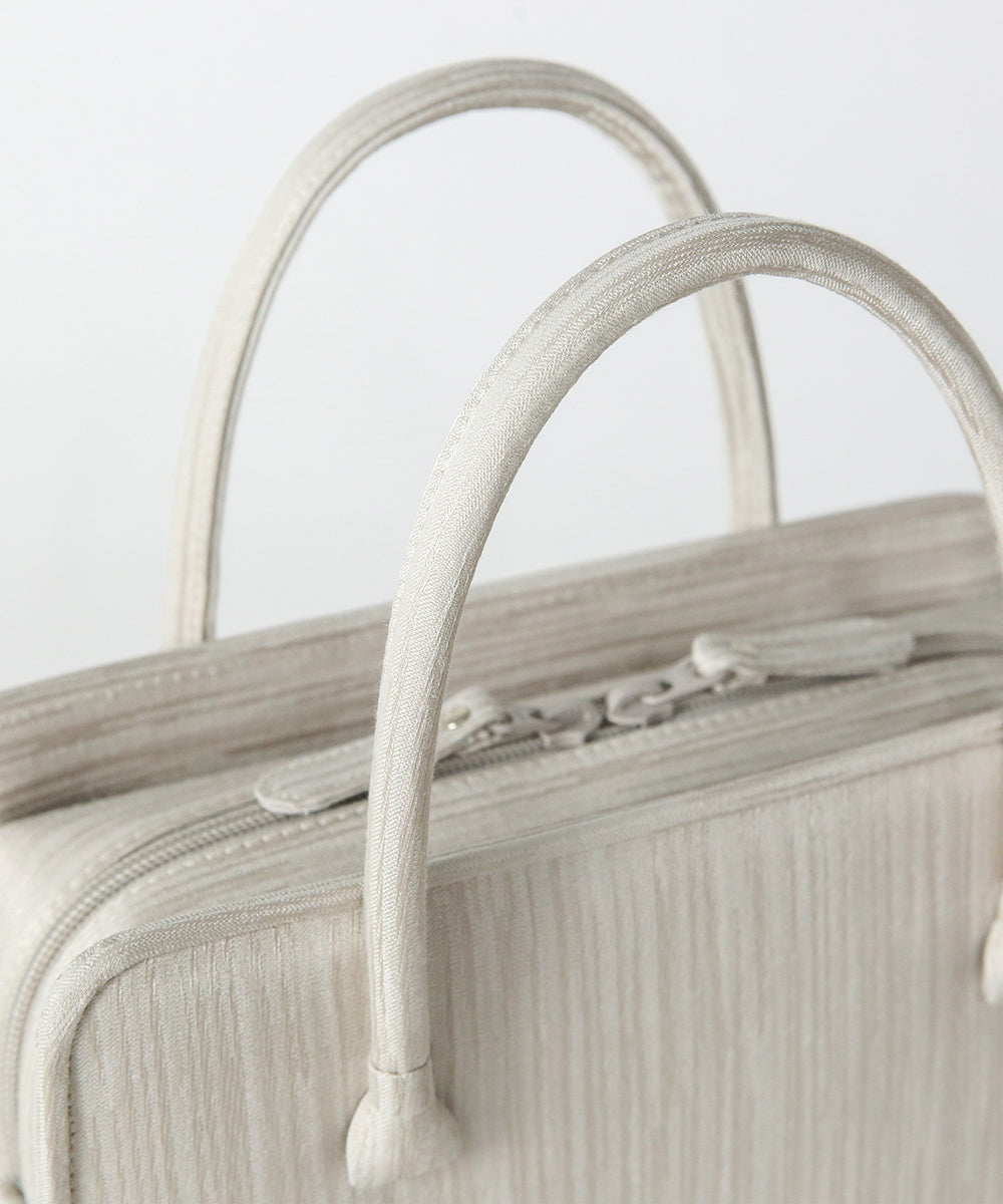 尾州織 撥水利休バッグ&草履セット