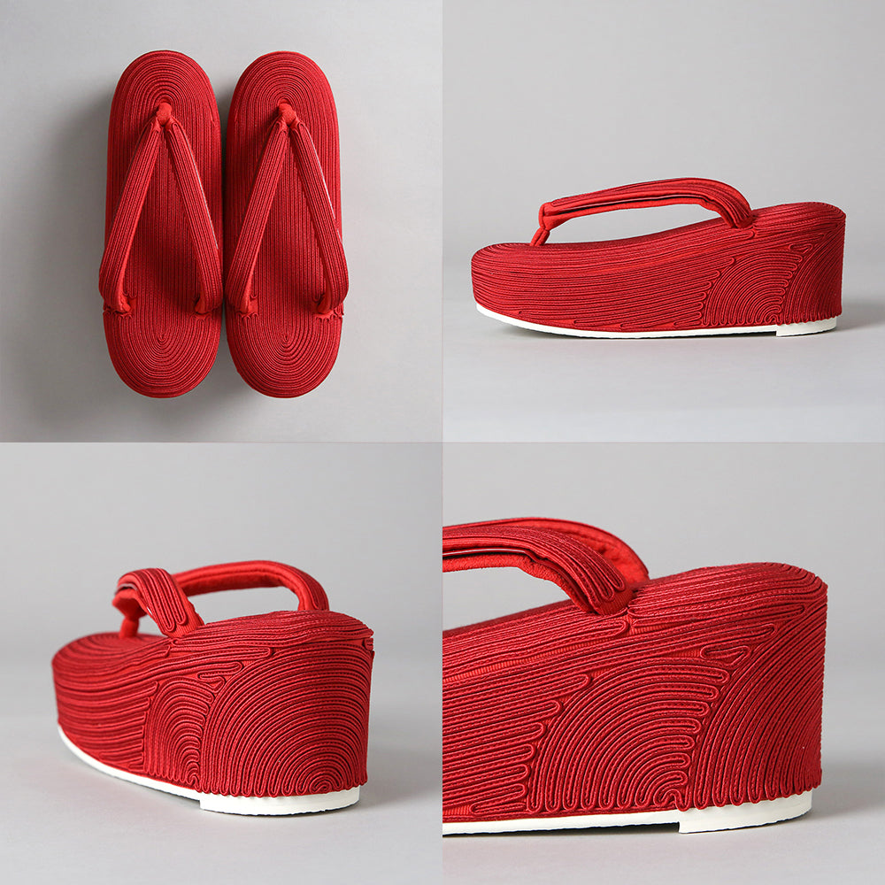 コード刺繍草履|小砂モデル