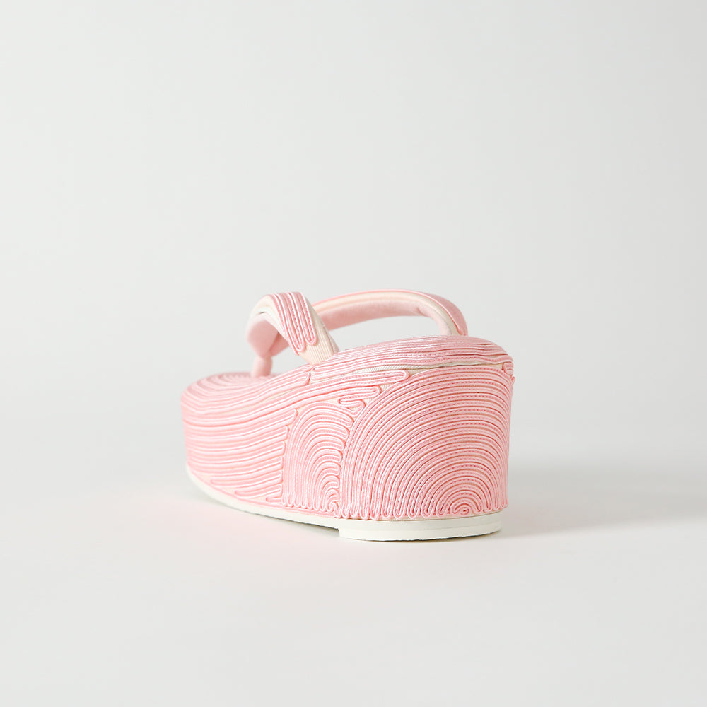 即納品|コード刺繍草履|小砂モデル