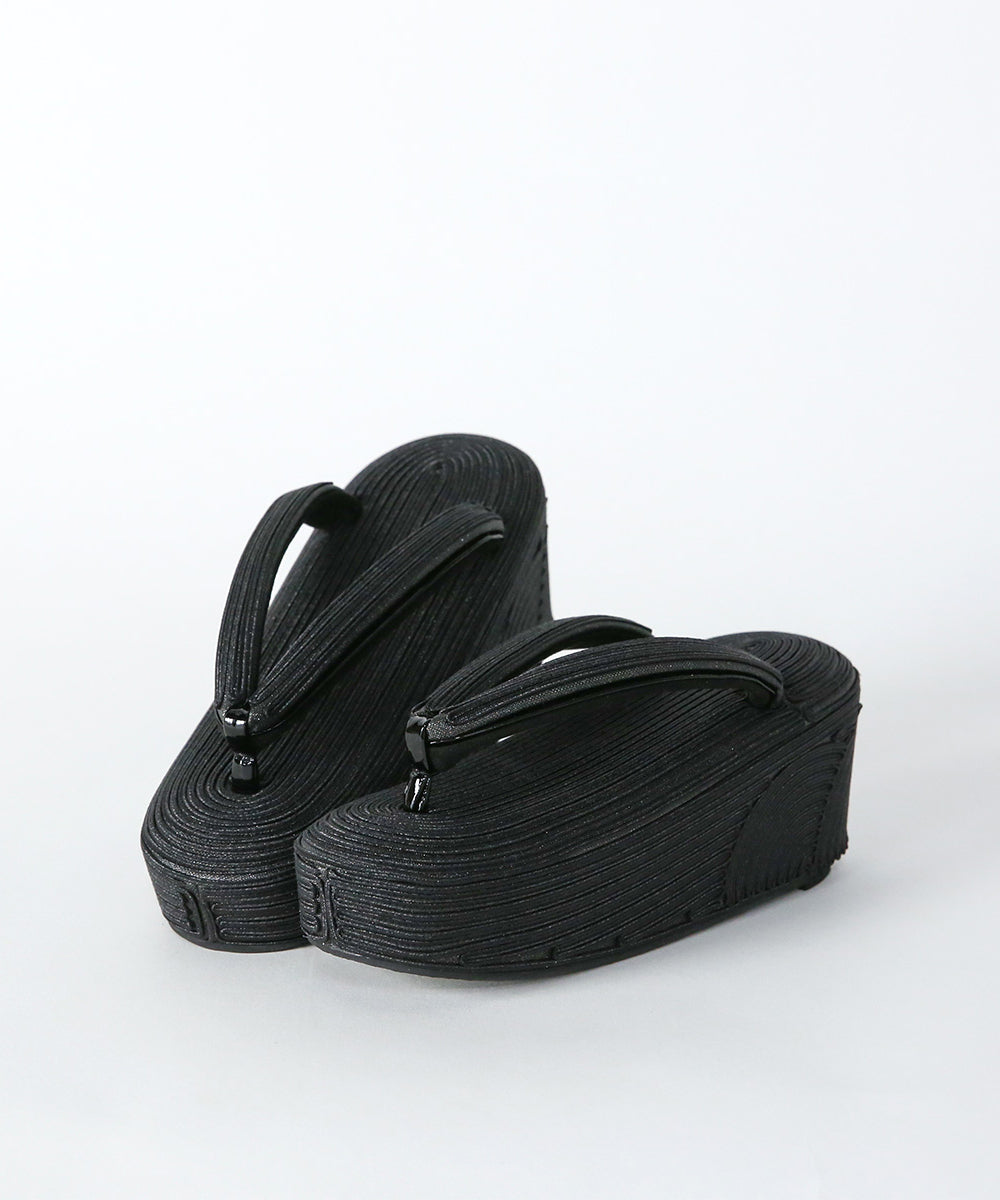 コード刺繍草履