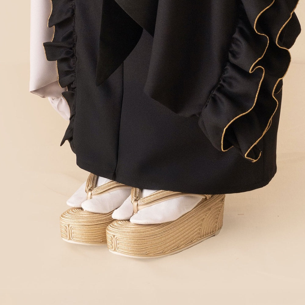 コード刺繍草履|小砂モデル
