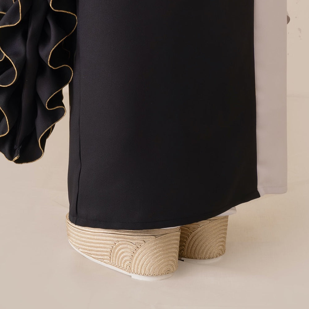 Lサイズ即納品|コード刺繍草履|小砂モデル